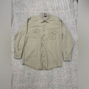 Khaki color button down